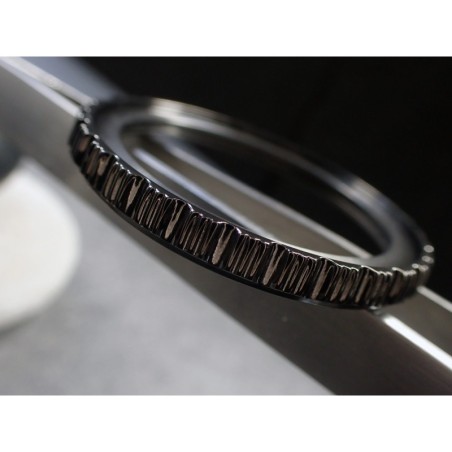 THE . REVENGE .ONE - GUNMETAL CUSTOM BEZEL F.SEIKO SKX007 7S26-0200 CASE DX-24-GM