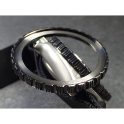 THE . REVENGE .ONE - GUNMETAL CUSTOM BEZEL F.SEIKO SKX007 7S26-0200 CASE DX-24-GM