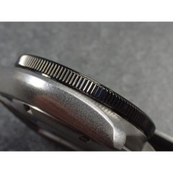 THE . SOFT.COIN .ONE - GUNMETAL CUSTOM BEZEL F.SEIKO SKX007 7S26-0200 CASE DX-15-GM