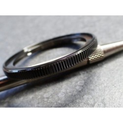 THE . SOFT.COIN .ONE - GUNMETAL CUSTOM BEZEL F.SEIKO SKX007 7S26-0200 CASE DX-15-GM