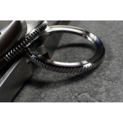 THE-S.COIN.90.ONE POLISHED CUSTOM BEZEL F.SEIKO SKX007 7S26-020O DX.S-20-P