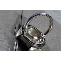 THE-S.COIN.90.ONE POLISHED CUSTOM BEZEL F.SEIKO SKX007 7S26-020O DX.S-20-P