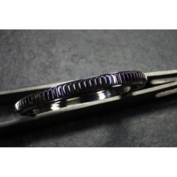 THE-S.COIN.90.ONE POLISHED CUSTOM BEZEL F.SEIKO SKX007 7S26-020O DX.S-20-P