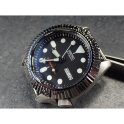 THE-RX-ONE POLISHED CUSTOM BEZEL FOR SEIKO SKX007/09 DX-22-RX