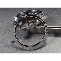 THE-RX-ONE POLISHED CUSTOM BEZEL FOR SEIKO SKX007/09 DX-22-RX