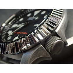 THE-RX-ONE POLISHED CUSTOM BEZEL FOR SEIKO SKX007/09 DX-22-RX