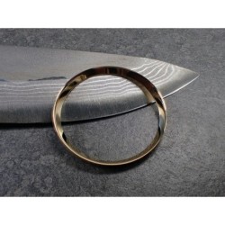 GOLD POLISHED ST.STEEL CUSTOM CHAPTER RING FOR SEIKO SKX 007 7S26-0020 R-01-PPG