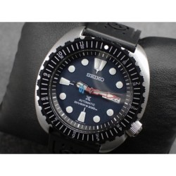 THE . REVENGE . ONE – BLACK- SEIKO SRP NEW TURTLE MOD BEZEL NTD-05-B