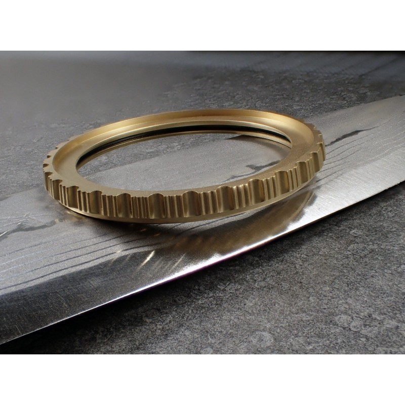 THE . REVENGE . ONE – GOLD- SEIKO SRP NEW TURTLE MOD BEZEL NTD-05-G