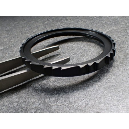 THE  S.KHAOS .ONE - BLACK CUSTOM BEZEL F.SEIKO SKX007 7S26-0200 CASE DX-02-B