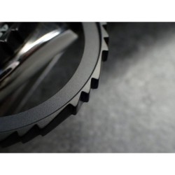 THE  S.KHAOS .ONE - BLACK CUSTOM BEZEL F.SEIKO SKX007 7S26-0200 CASE DX-02-B