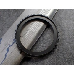 THE  S.KHAOS .ONE - BLACK CUSTOM BEZEL F.SEIKO SKX007 7S26-0200 CASE DX-02-B