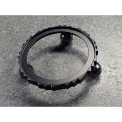 THE  S.KHAOS .ONE - BLACK CUSTOM BEZEL F.SEIKO SKX007 7S26-0200 CASE DX-02-B