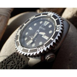 THE . SHARK . ONE - SEIKO SRP NEW TURTLE CUSTOM BEZEL NTD-02-P