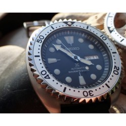 THE . SHARK . ONE - SEIKO SRP NEW TURTLE CUSTOM BEZEL NTD-02-P