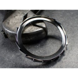 THE-S.LONG.SHARK.ONE  MK.II POLISHED CUSTOM BEZEL F.SEIKO SKX007 7S26-020O DX.S-7-P