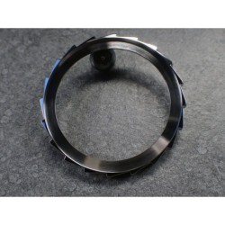 THE-S.LONG.SHARK.ONE  MK.II POLISHED CUSTOM BEZEL F.SEIKO SKX007 7S26-020O DX.S-7-P