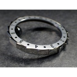 THE-S.LONG.SHARK.ONE  MK.II POLISHED CUSTOM BEZEL F.SEIKO SKX007 7S26-020O DX.S-7-P