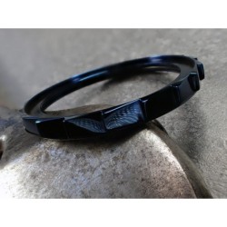 THE-S.LONG.SHARK.ONE  MK.II POLISHED BLUE CUSTOM BEZEL F.SEIKO SKX007 7S26-020O DX.S-7-MB