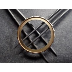 THE-S.LONG.SHARK.ONE  MK.II MATTE GOLD CUSTOM BEZEL F.SEIKO SKX007 7S26-020O DX.S-7-MG