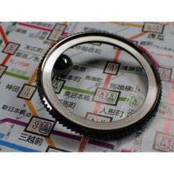 THE-S.COIN.90.ONE BLACK PEARL BEZEL F.SEIKO SKX007 7S26-0200 DX.S-20-BP