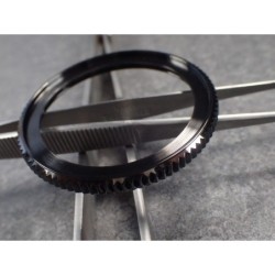 THE-S.COIN.90.ONE BLACK PEARL BEZEL F.SEIKO SKX007 7S26-0200 DX.S-20-BP