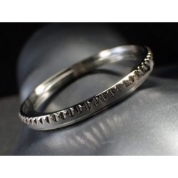 THE-DEEP-SEA-POLISHED CUSTOM BEZEL F.SEIKO SKX007 7S26-020O DX-14-P