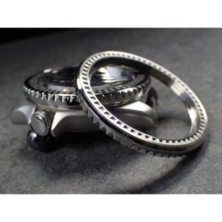 THE-DEEP-SEA-POLISHED CUSTOM BEZEL F.SEIKO SKX007 7S26-020O DX-14-P