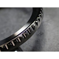 THE-DEEP-SEA-POLISHED CUSTOM BEZEL F.SEIKO SKX007 7S26-020O DX-14-P