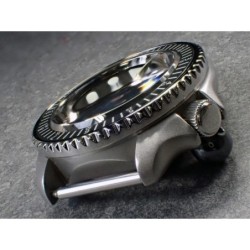 THE-DEEP-SEA-POLISHED CUSTOM BEZEL F.SEIKO SKX007 7S26-020O DX-14-P