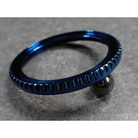 THE-DEEP-SEA-ONE MARINE BLUE CUSTOM BEZEL F.SEIKO SKX007 7S26-020O DX-14-MB