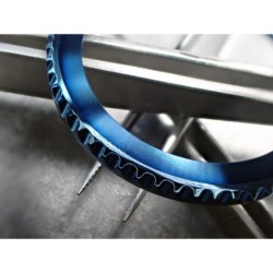 THE-DEEP-SEA-ONE MARINE BLUE CUSTOM BEZEL F.SEIKO SKX007 7S26-020O DX-14-MB