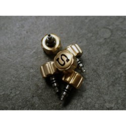 THE- S.ONE GOLD CUSTOM CROWN F.SEIKO SKX007 7S26-0200 CR-01-G