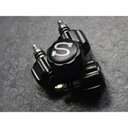 THE- S.ONE BLACK CUSTOM CROWN F.SEIKO SKX007 7S26-0200 CR-01-B