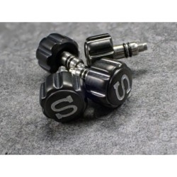 THE- S.ONE BLACK CUSTOM CROWN F.SEIKO SKX007 7S26-0200 CR-01-B