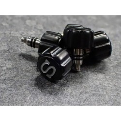 THE- S.ONE BLACK CUSTOM CROWN F.SEIKO SKX007 7S26-0200 CR-01-B