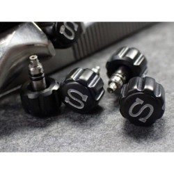 THE- S.ONE BLACK CUSTOM CROWN F.SEIKO SKX007 7S26-0200 CR-01-B