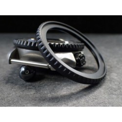 THE-DEEP-SEA-ONE BLACK CUSTOM BEZEL F.SEIKO SKX007 7S26-020O DX-14-B