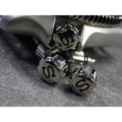 THE- S.ONE POLISHED+BLACK CROWN F.SEIKO SKX007 7S26-0200 CR-01-P-B