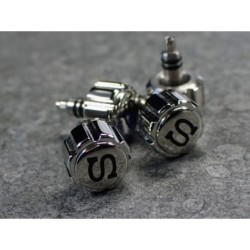 THE- S.ONE POLISHED+BLACK CROWN F.SEIKO SKX007 7S26-0200 CR-01-P-B