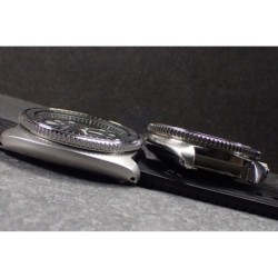 THE . SUPER . COIN . ONE - POLISHED- SEIKO SRP NEW TURTLE MOD BEZEL NTD-04-P