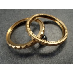 THE-ULTRA-DEEP-ONE GOLD CUSTOM BEZEL F.SEIKO SKX007 7S26-020O DX-25-G