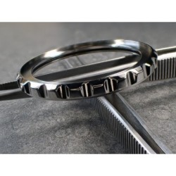 THE-ULTRA-DEEP-ONE POLISHED CUSTOM BEZEL F.SEIKO SKX007 7S26-020O DX-25-P