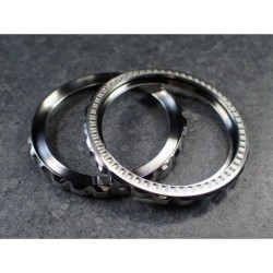 THE-ULTRA-DEEP-ONE POLISHED CUSTOM BEZEL F.SEIKO SKX007 7S26-020O DX-25-P