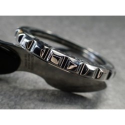 THE-ULTRA-DEEP-ONE POLISHED CUSTOM BEZEL F.SEIKO SKX007 7S26-020O DX-25-P