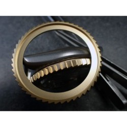 THE-SHARK-ONE GOLD CUSTOM BEZEL F.SEIKO SKX007 7S26-020O DX-01-G