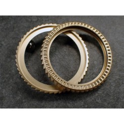 THE-SHARK-ONE GOLD CUSTOM BEZEL F.SEIKO SKX007 7S26-020O DX-01-G