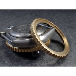 THE-SHARK-ONE GOLD CUSTOM BEZEL F.SEIKO SKX007 7S26-020O DX-01-G