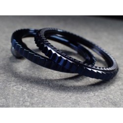 THE-SHARK-ONE BLUE CUSTOM BEZEL F.SEIKO SKX007 7S26-0200 DX-01-MB