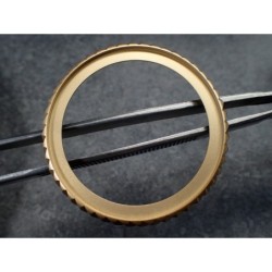 THE-TESLA-ONE MATT GOLD CUSTOM BEZEL F.SEIKO SKX007 7S26-0200 DX-26-G